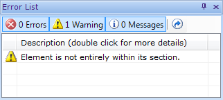 Error List pane